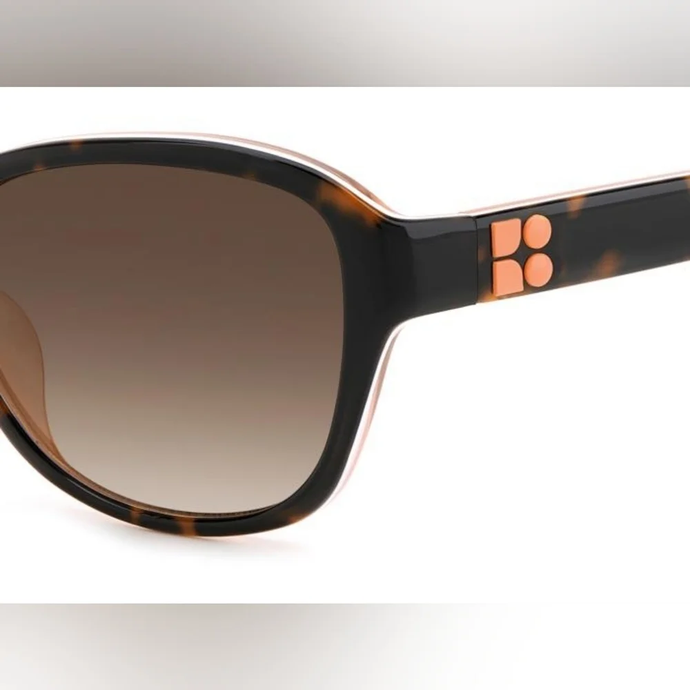 NWOT Kate Spade GOLDA/G/S 086/HA Sunglasses With HARD CASE AND DUST CLOTH